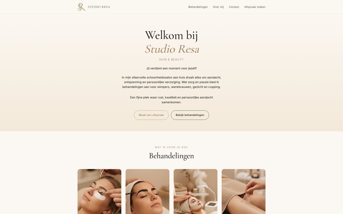 Studio Resa website