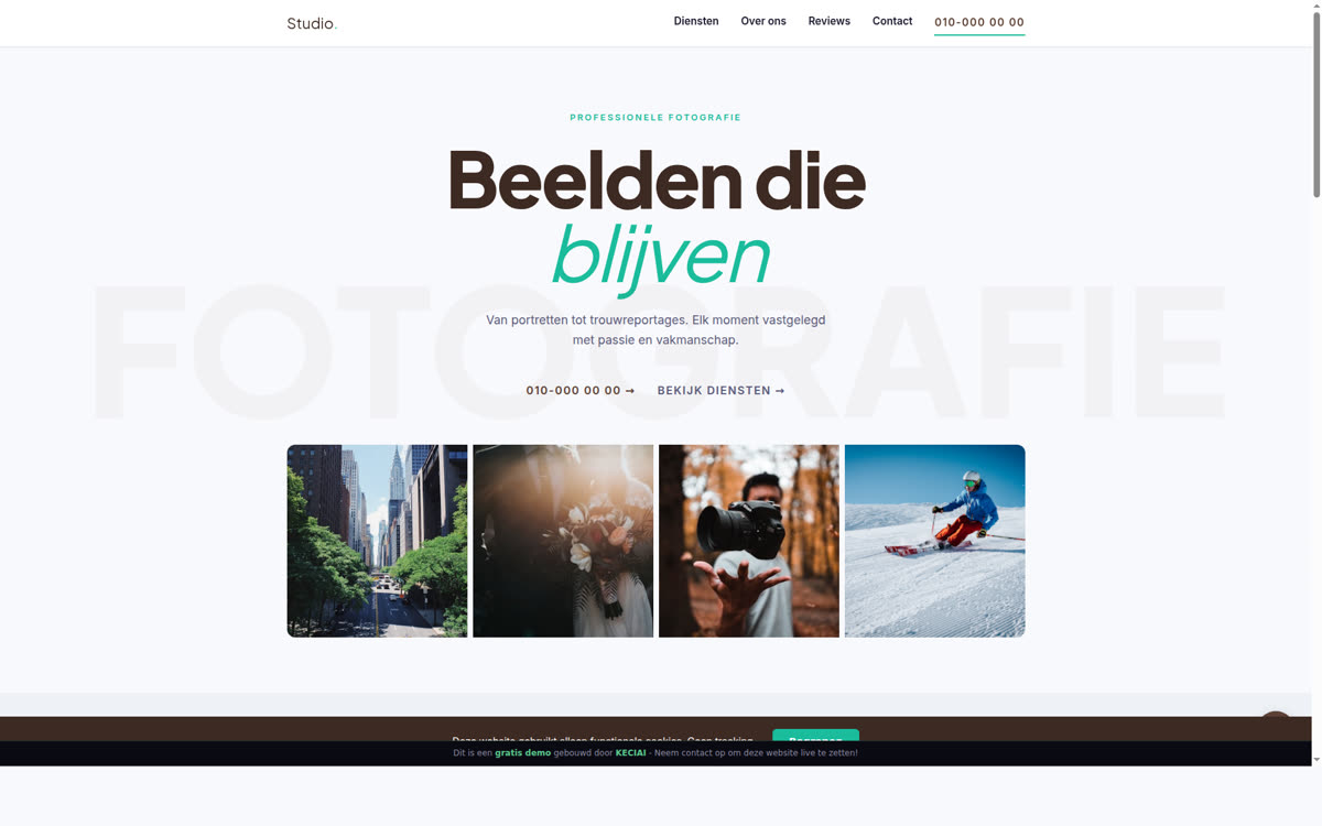 Fotograaf template preview